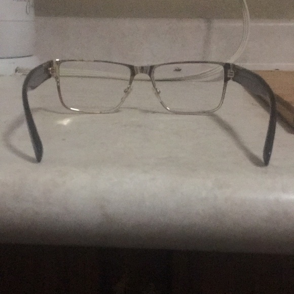 Men’s Versace glasses black gold blue frame. - Picture 3 of 4